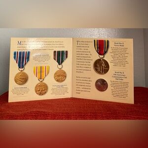 World War II Commemorative Medal Set